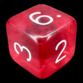 D&G Gem Red D6 Dice