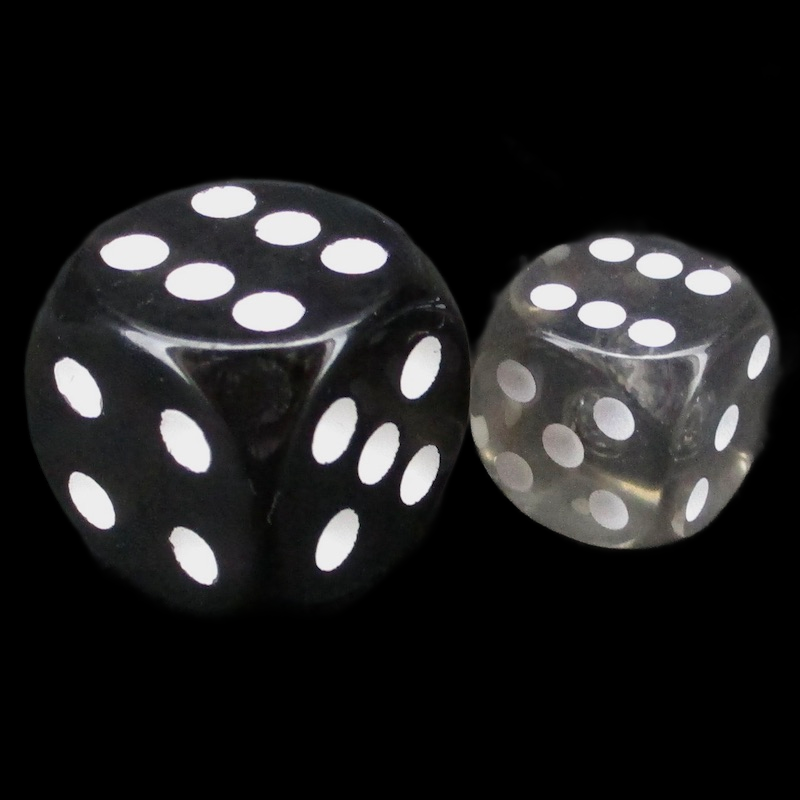 D&G Gem Smoke 36 x D6 Dice Set