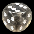 D&G Gem Smoke 15mm D6 Spot Dice