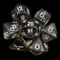 D&G Gem Smoke 7 Dice Polyset