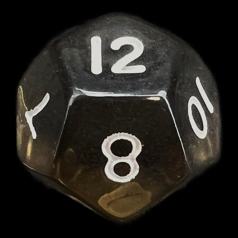D&G Gem Smoke D12 Dice