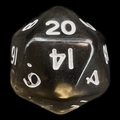 D&G Gem Smoke D20 Dice