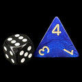 D&G Interferenz Blue JUMBO 34mm D4 Dice