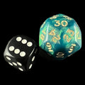 D&G Interferenz Green JUMBO 28mm D30 Dice