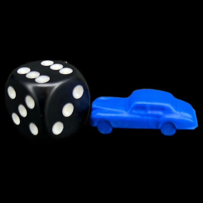 D&G Luxury Car Blue Boardgame Piece
