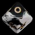 D&G Marble Black & White D10 Dice
