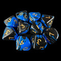 D&G Oblivion Blue & Black 10 x D10 Dice Set