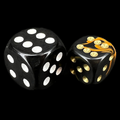 D&G Oblivion Orange & Black 12mm D6 Spot Dice