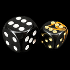 D&G Oblivion Orange & Black 36 x D6 Dice Set