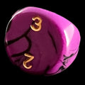 D&G Oblivion Purple & Black D3 Dice