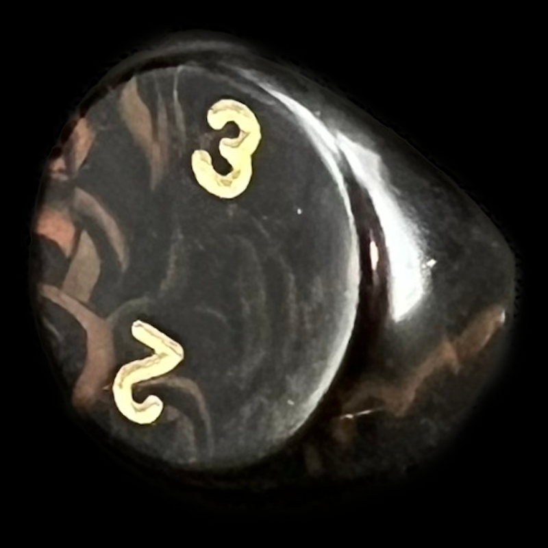 D&G Oblivion Red & Black D3 Dice