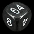 D&G Opaque Black Backgammon Doubling Cube 16mm D6 Dice