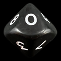 D&G Opaque Black D10 Dice