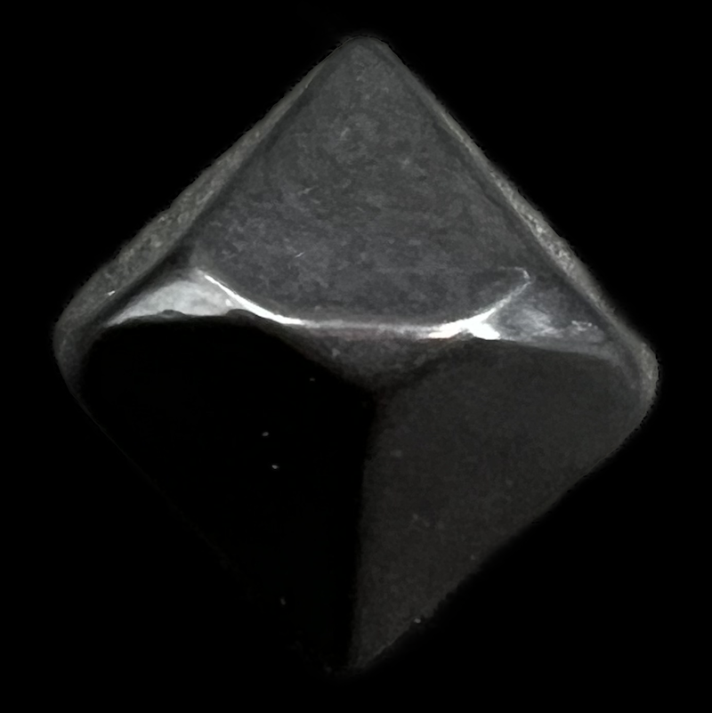 D&G Opaque Blank Black D10 Dice