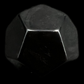 D&G Opaque Blank Black D12 Dice