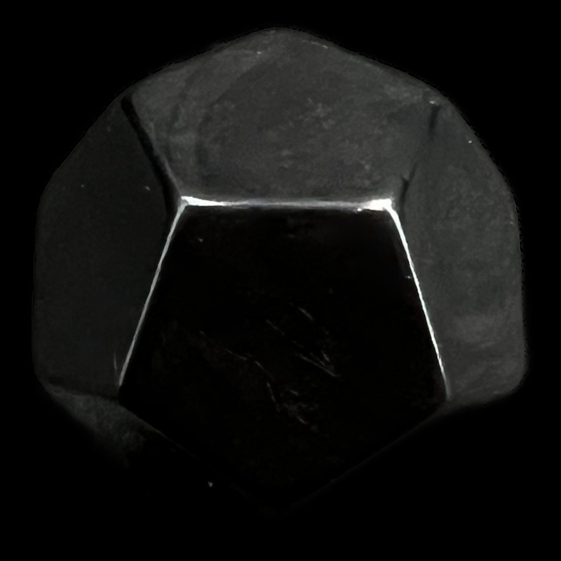 D&G Opaque Blank Black D12 Dice