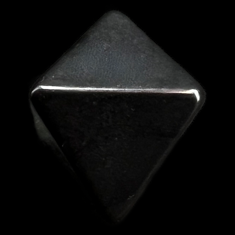 D&G Opaque Blank Black D8 Dice