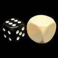 D&G Opaque Blank Ivory 18mm D6 Dice