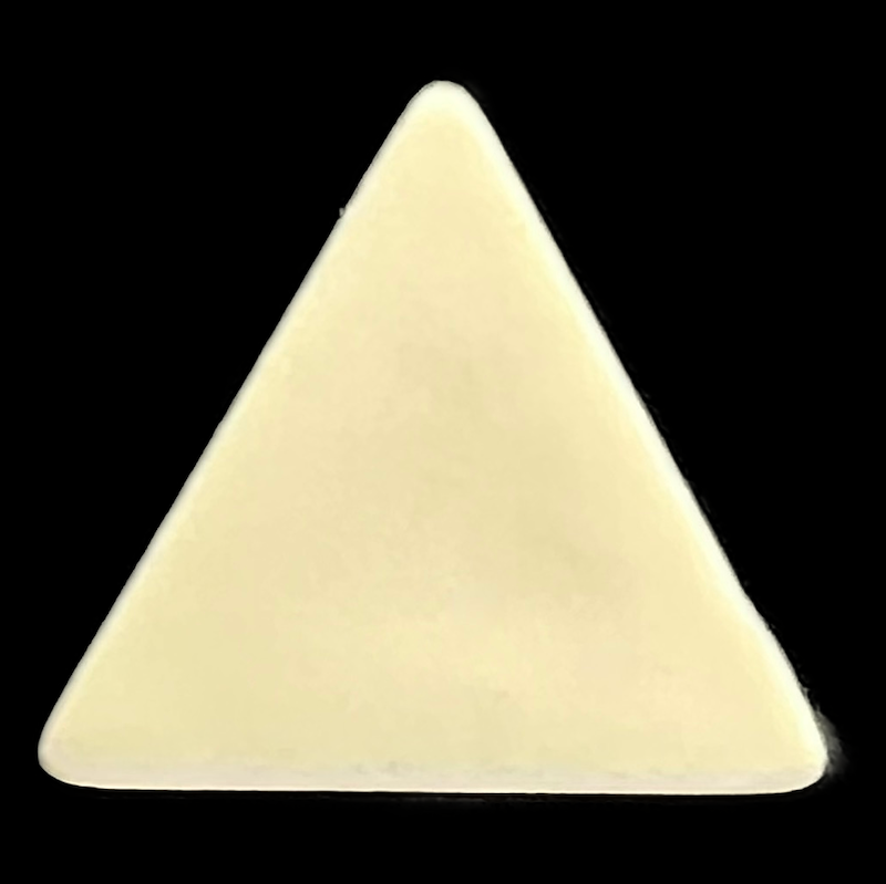 D&G Opaque Blank Ivory D4 Dice