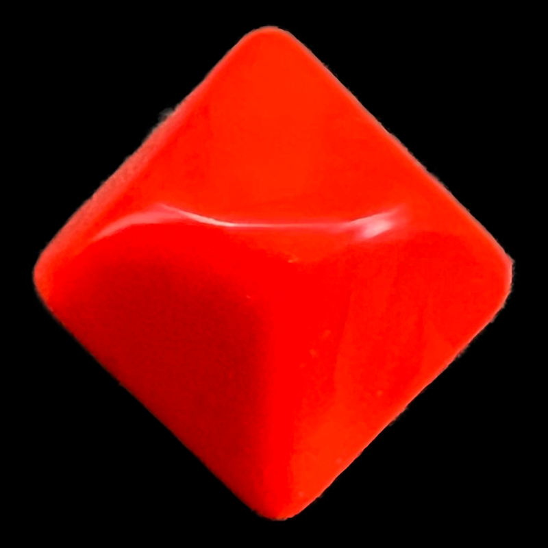 D&G Opaque Blank Red D10 Dice
