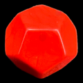 D&G Opaque Blank Red D12 Dice
