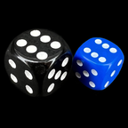 D&G Opaque Blue 36 x D6 Dice Set