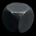D&G Opaque Blank Graphite 16mm D6 Dice