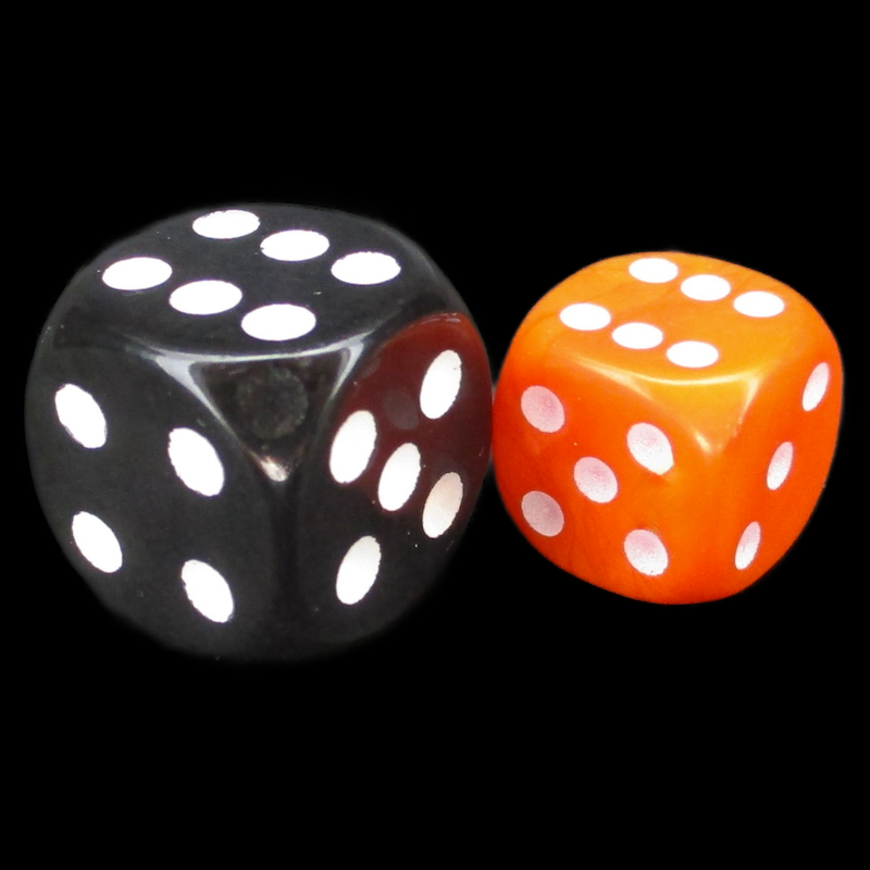 D&G Opaque Orange 36 x D6 Dice Set