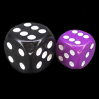 D&G Opaque Purple 36 x D6 Dice Set