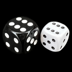 D&G Opaque White 36 x D6 Dice Set