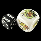 CLEARANCE D&G Orc Characters JUMBO 22mm D6 Dice OOP