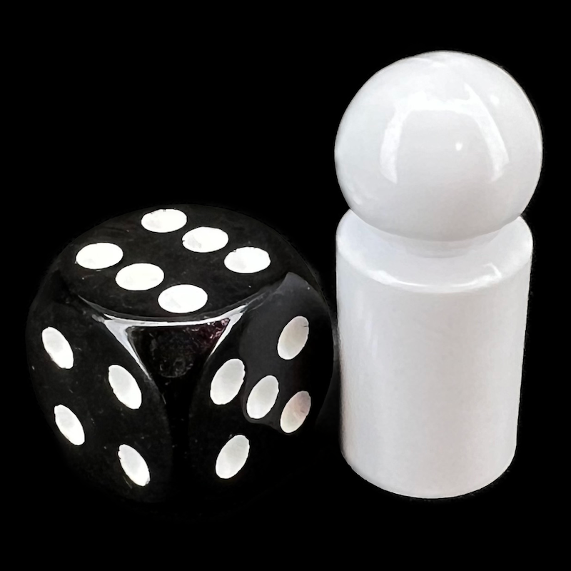D&G Pawn White 30mm