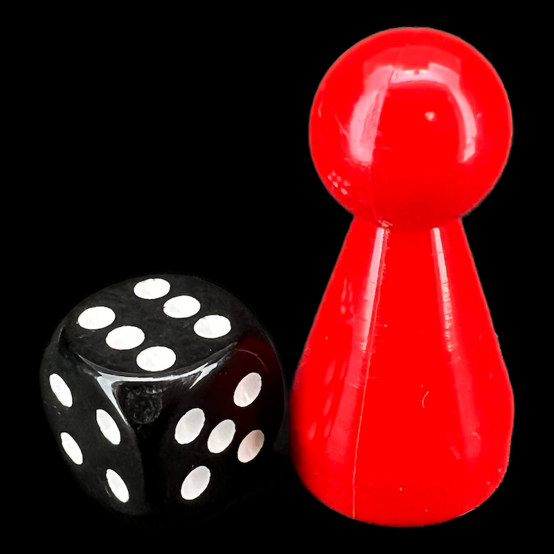 D&G Pawn Red 40mm