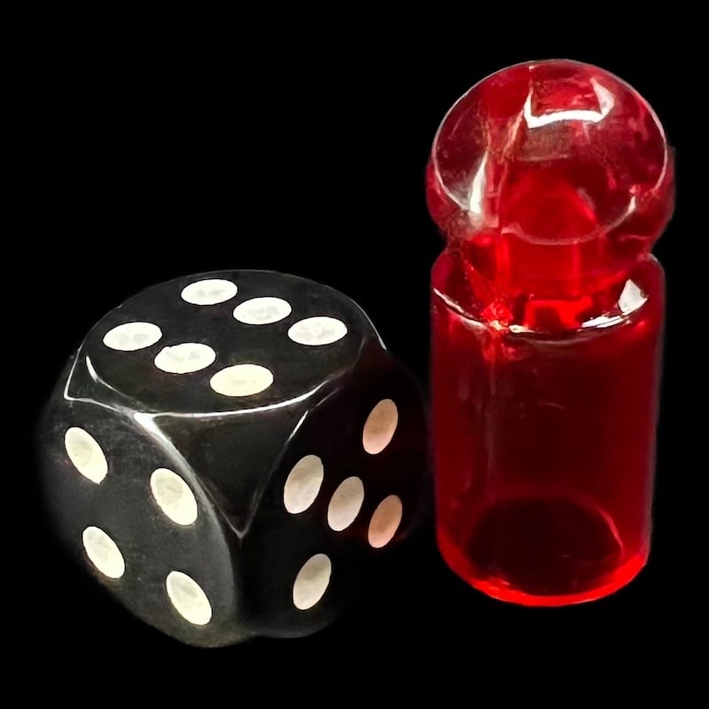 D&G Pawn Translucent Red 30mm