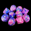 D&G Toxic Acid Pink & Blue 10 x D10 Dice Set