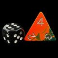 D&G Toxic Chemical Orange & Green  JUMBO 34mm D4 Dice