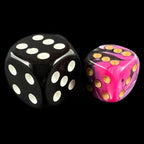 D&G Toxic Fallout Pink & Black 36 x D6 Dice Set