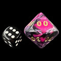 D&G Toxic Fallout Purple & Black  JUMBO 34mm Percentile Dice