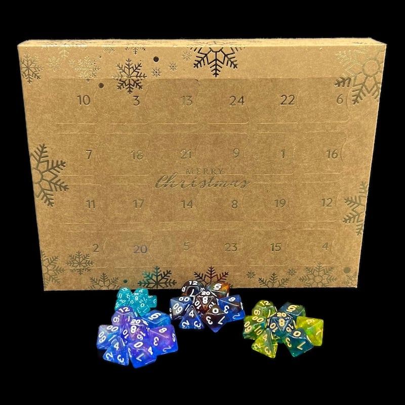 Dice Advent Calendar - Classic & Gold