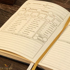 D&D 5th Edition Player Character Journal - Black