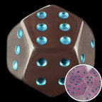 DodecaDice Double D6 Heat Colour Changing Heroine 12 Sided Spot 6 x D6 Dice Set