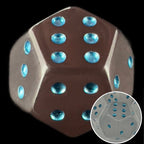 DodecaDice Double D6 Heat Colour Changing Ice Crystal 12 Sided Spot 6 x D6 Dice Set