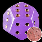 DodecaDice Double D6 Heat Colour Changing Relief 12 Sided Spot 6 x D6 Dice Set