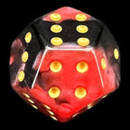 DodecaDice Double D6 Vampire 12 Sided 6 x D6 Dice Set