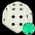 DodecaDice Triple D4 Frost White Glow 12 Sided Spot D4 Dice