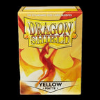 Dragon Shield 100 Card Sleeves - Matte Yellow