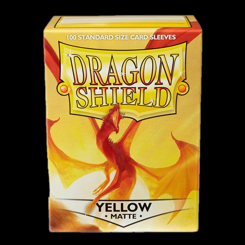 Dragon Shield 100 Card Sleeves - Matte Yellow