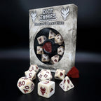 Dice Tomes Dragon's Bane 7 Dice Polyset + Coin
