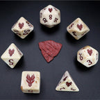 Dice Tomes Dragon's Bane 7 Dice Polyset + Coin