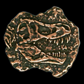 Dinosaur Forged Legendary Copper Coin